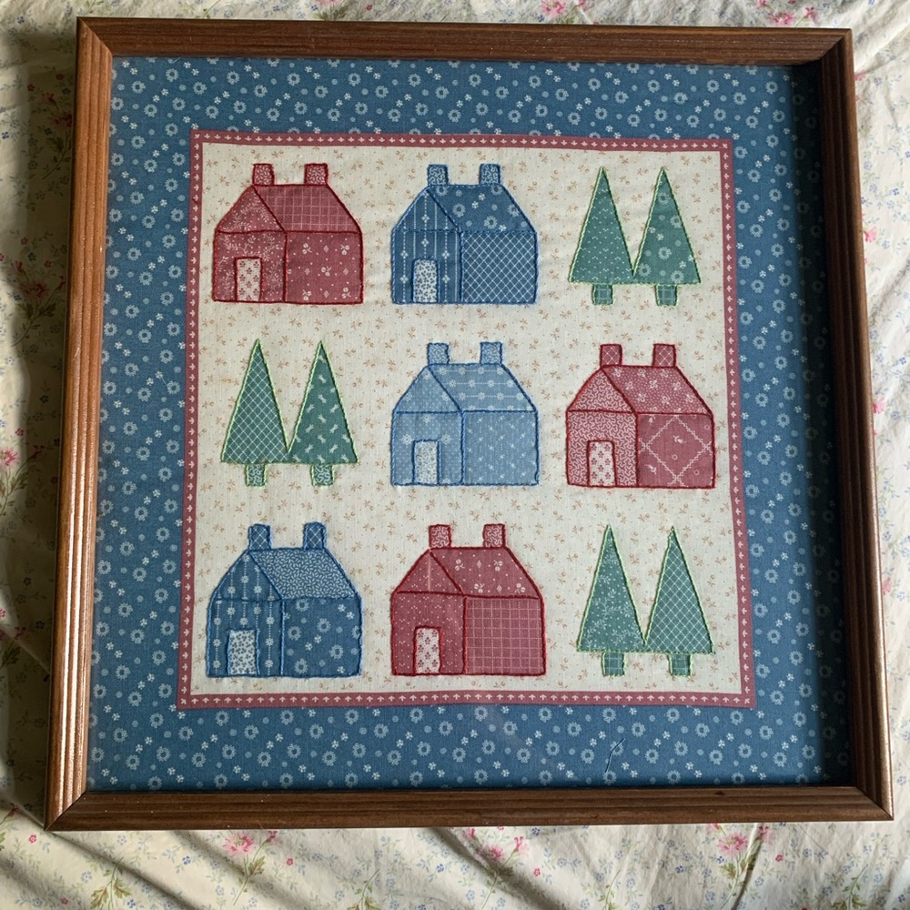 Vintage Quilted Cottagecore Art